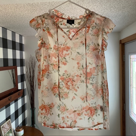 Mossimo | Target Floral Blouse - Picture 12 of 13